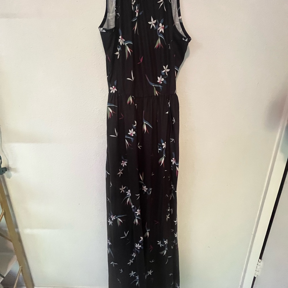 Floral Black Maxi Dress